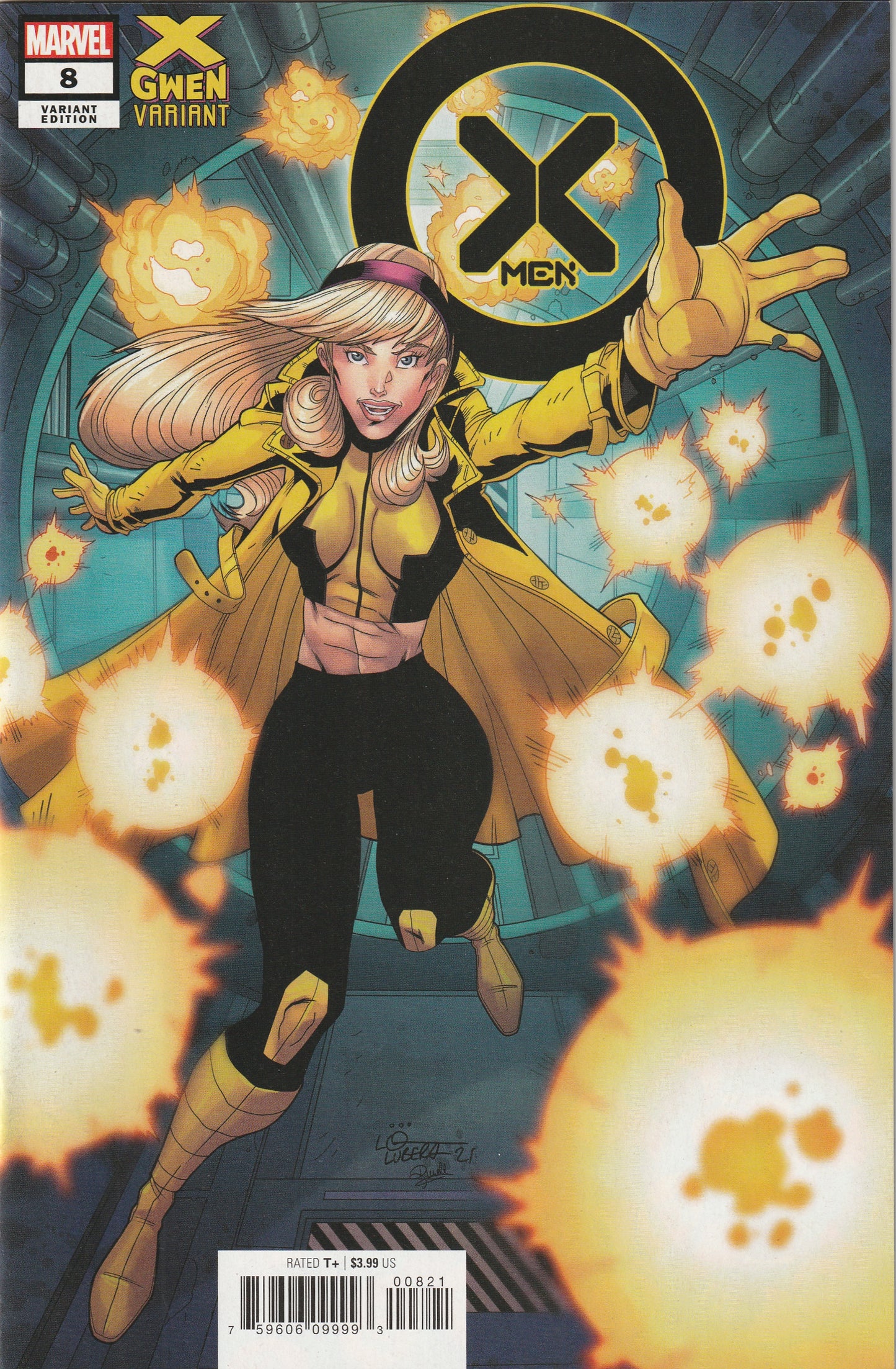 X-Men #8 (2022) - Logan Lubera X-Gwen Variant