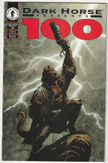 Dark Horse Presents #100 (Part 2 of 5, 1995) - Bernie Wrightson cover, Hellboy: Chained Coffin, Mike Mignola