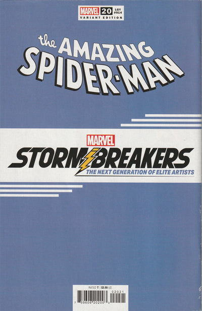 Amazing Spider-Man #20 (LGY #914) (2023) - Jan Bazaldua Stormbreakers Variant  Cover
