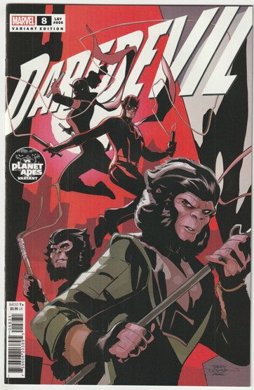 Daredevil #8 (LGY #656) (2023) - Terry Dodson Planet Of The Apes Variant Cover