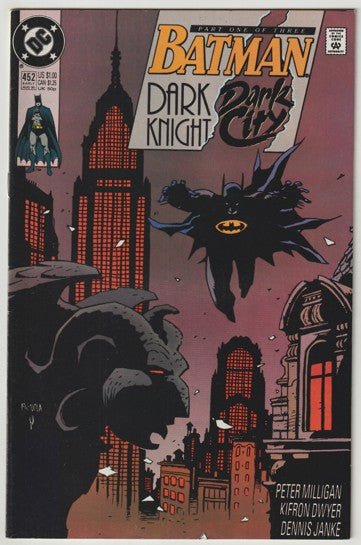 Batman #452 (1990) - 1st Mention of Barbatos the Bat-God - Dark Knight Dark City 1