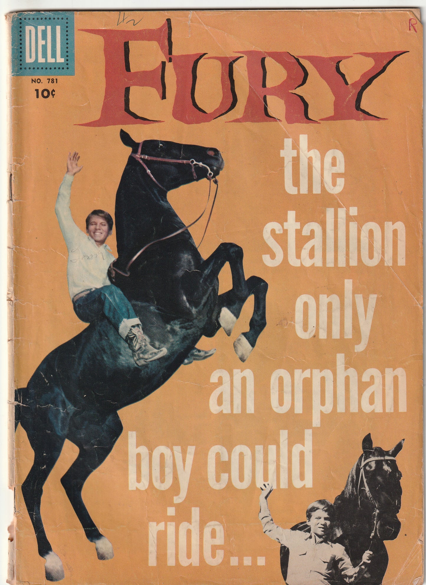 Dell Four Color #781 (1957) - Fury - Photo cover