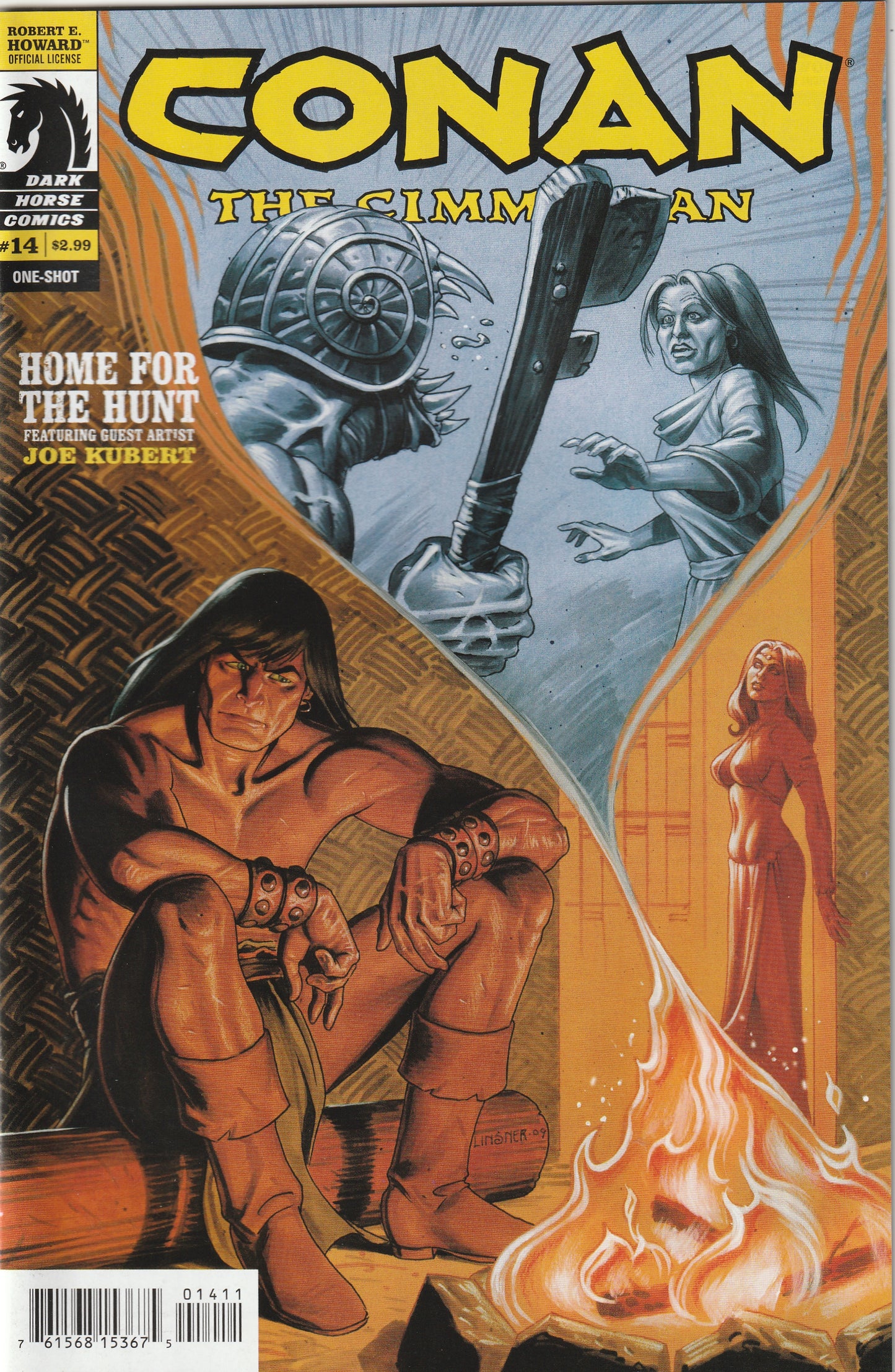 Conan The Cimmerian #14 (2009) - Joseph Michael Linsner cover