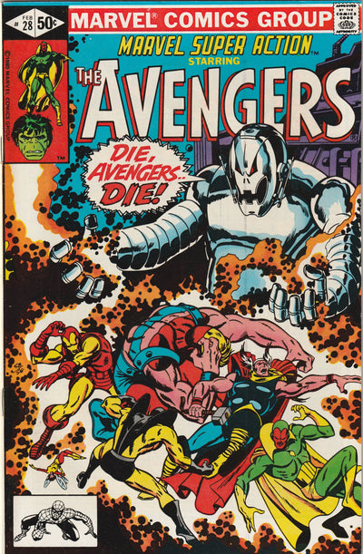 Marvel Super Action #28 (1981) Starring The Avengers