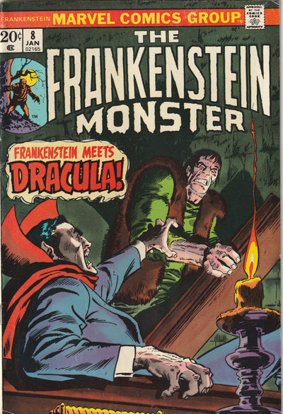 The Frankenstein Monster #8 (1974) - Frankenstein meets Dracula