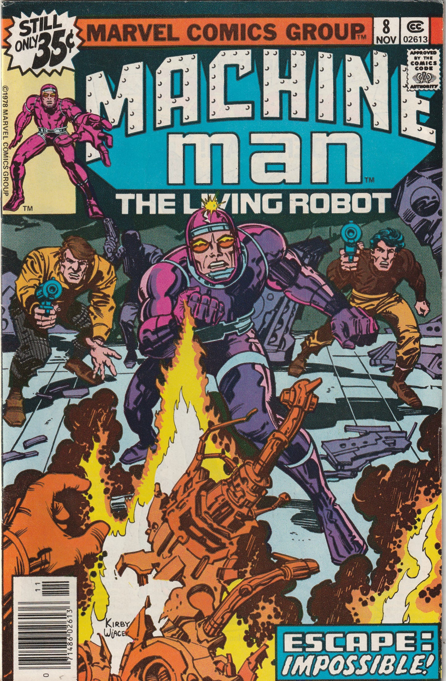 Machine Man #8 (1978) - Written and drawn by Jack Kirby