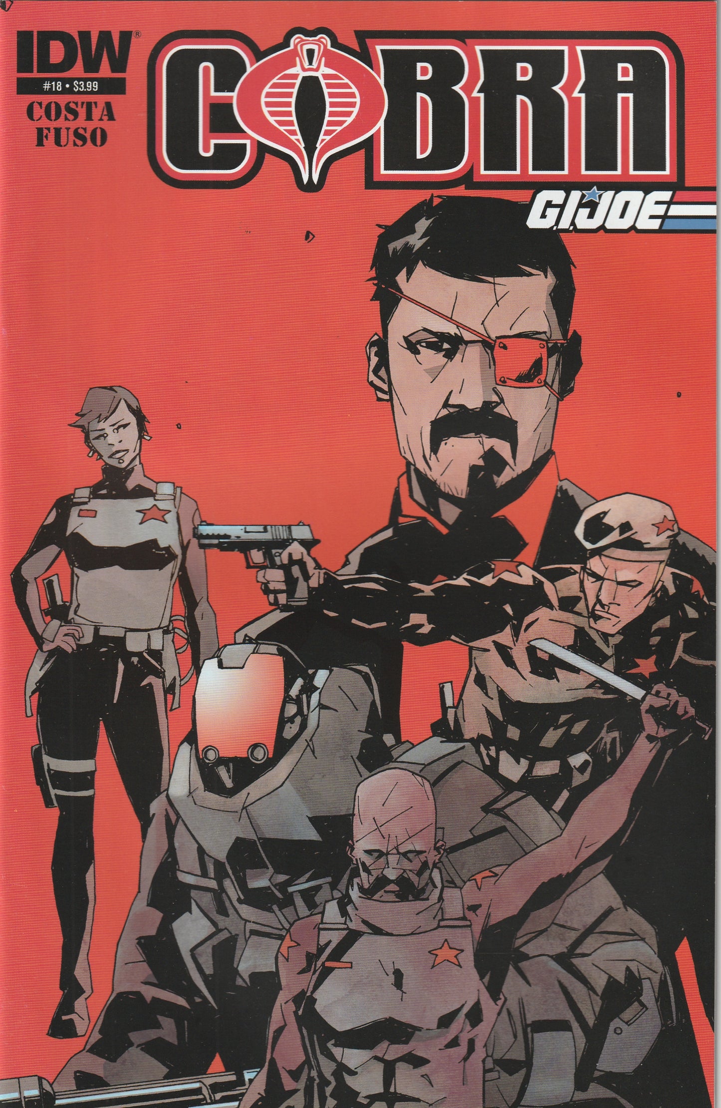 G.I. Joe: Cobra #18 (2012) - Cover by Antonio Fuso