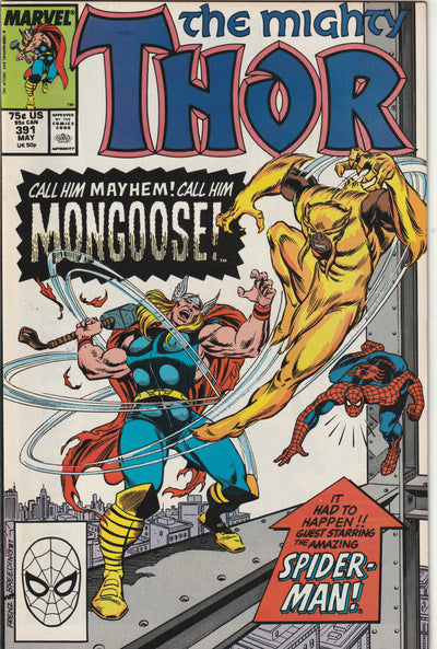 Mighty Thor #391 (1988) - 1st appearance of Eric Masterson