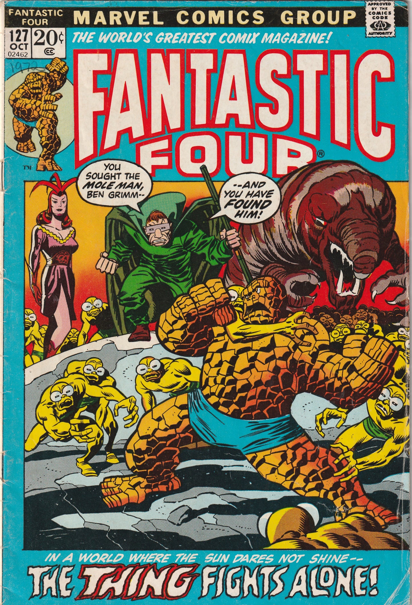 Fantastic Four #127 (1972) - Mole Man Appearance