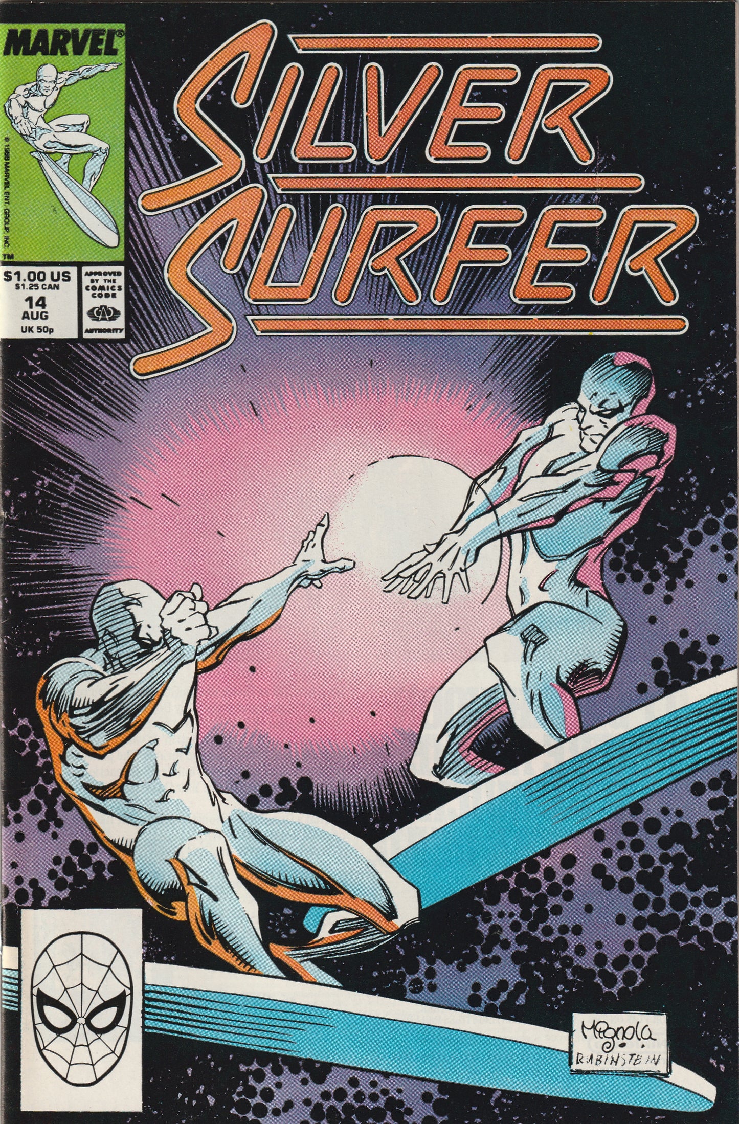 Silver Surfer #14 (1988) - Mike Mignola cover