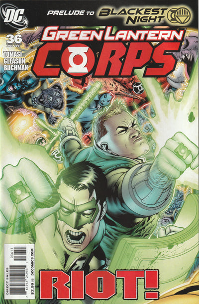 Green Lantern Corps #36 (2009) - Blackest Night Prelude