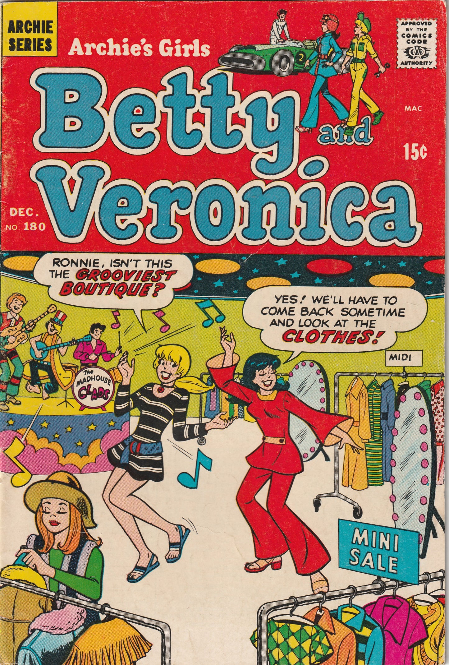 Archie's Girls Betty and Veronica #180 (1970)