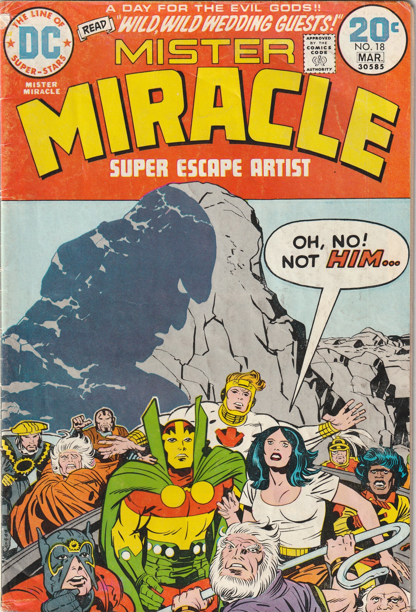 Mister Miracle #18 (1974) - Mister Miracle and Big Barda Marriage