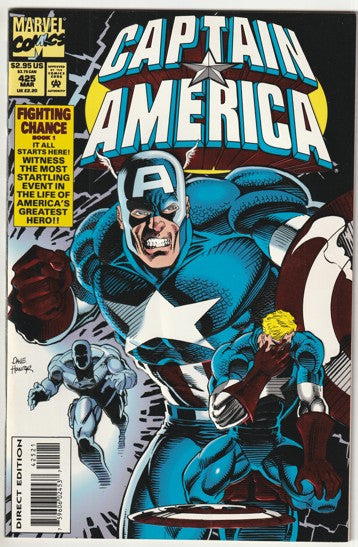 Captain America #425 (1994) - Foil enhanced cover
