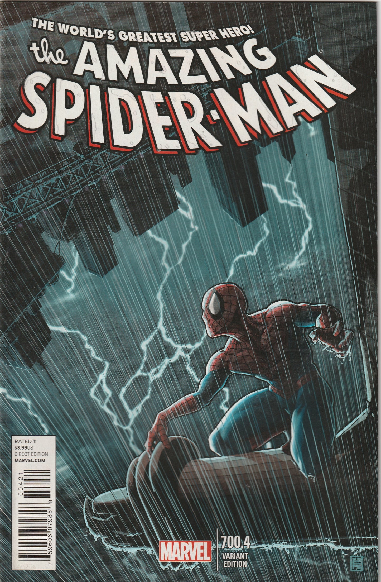 Amazing Spider-Man #700.4 (2014) - John Tyler Christopher Variant Cover