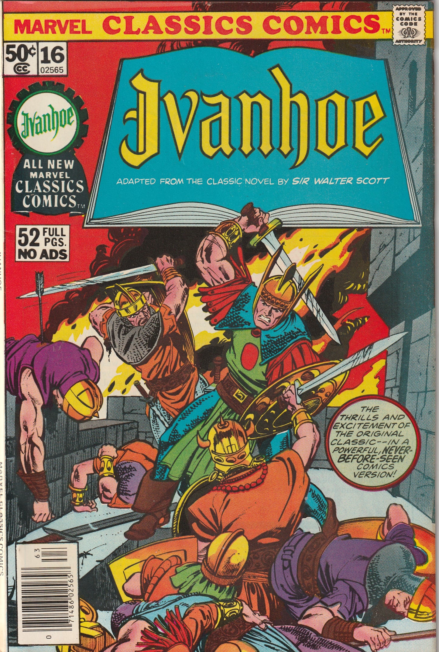 Marvel Classics Comics #16 (1976) - Ivanhoe