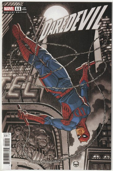 Daredevil #11 (LGY #659) (2023) - Dave Johnson Spider-Verse Variant Cover