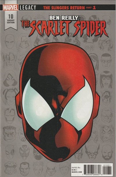 Ben Reilly: The Scarlet Spider #10 (2018) - Mike McKone Legacy Headshot Variant Cover 1:10 Ratio