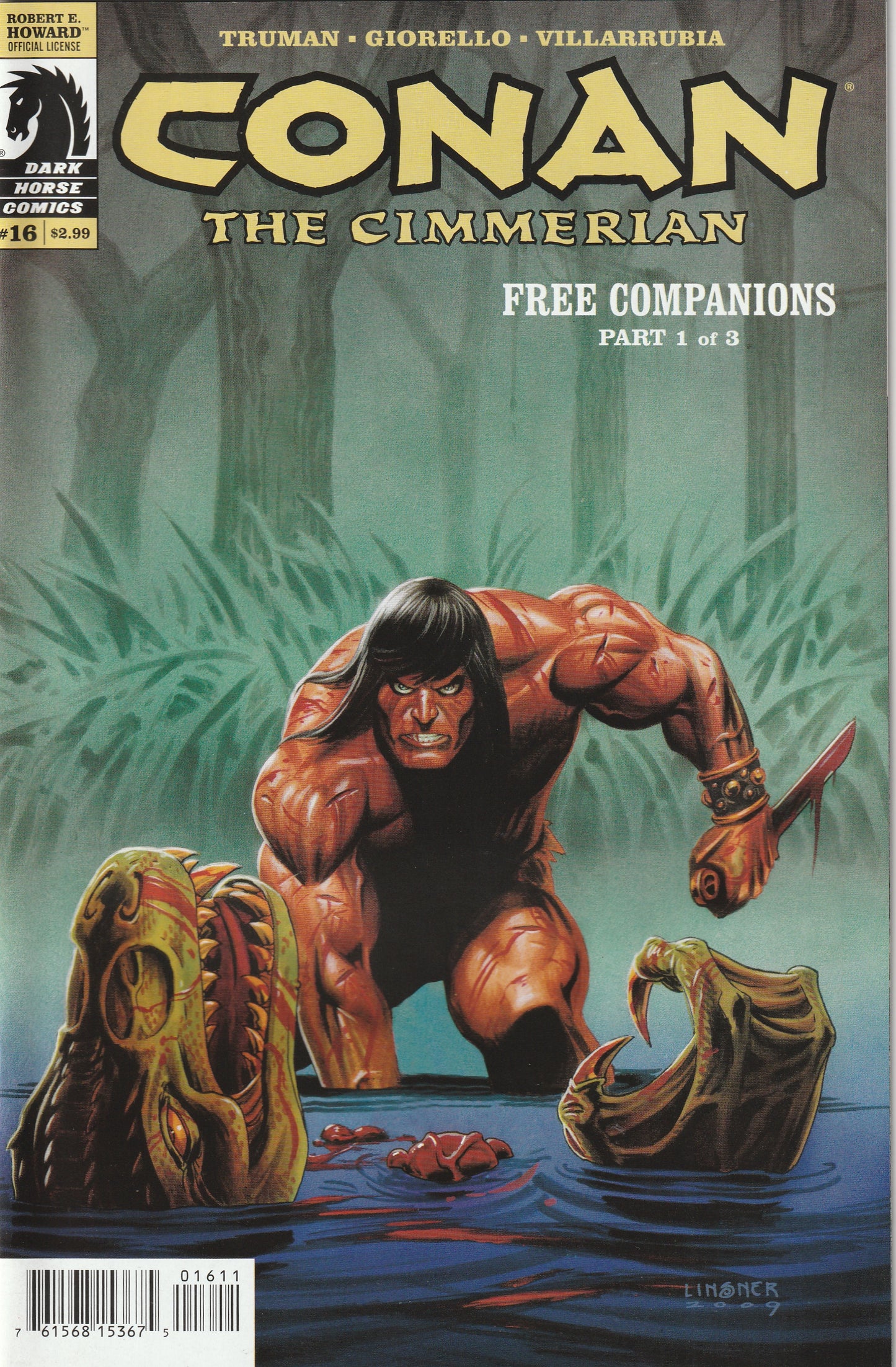 Conan The Cimmerian #16 (2009) - Joseph Michael Linsner cover