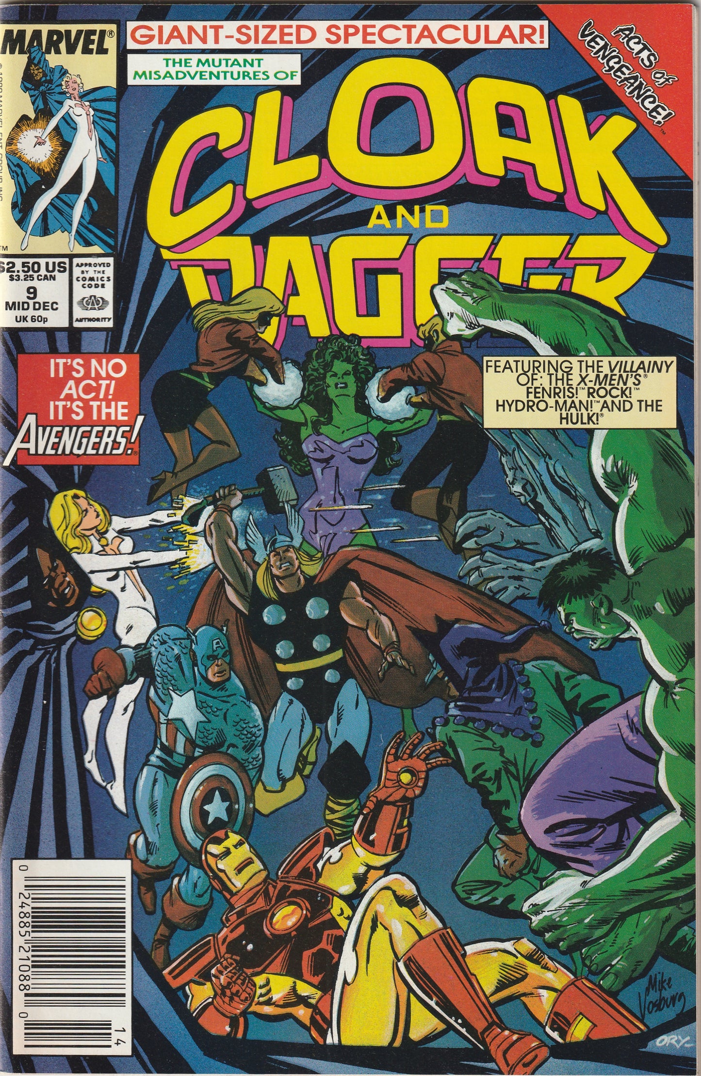The Mutant Misadventures of Cloak and Dagger #9 (1989) - Giant Size Spectacular