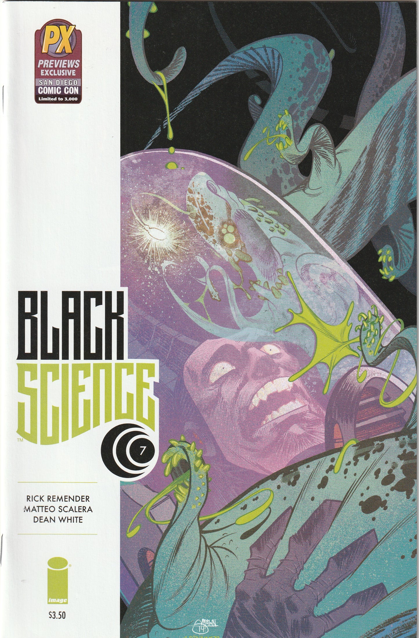 Black Science #7 (2014) - Previews Exclusive San Diego Comic Con 2014 Variant Cover