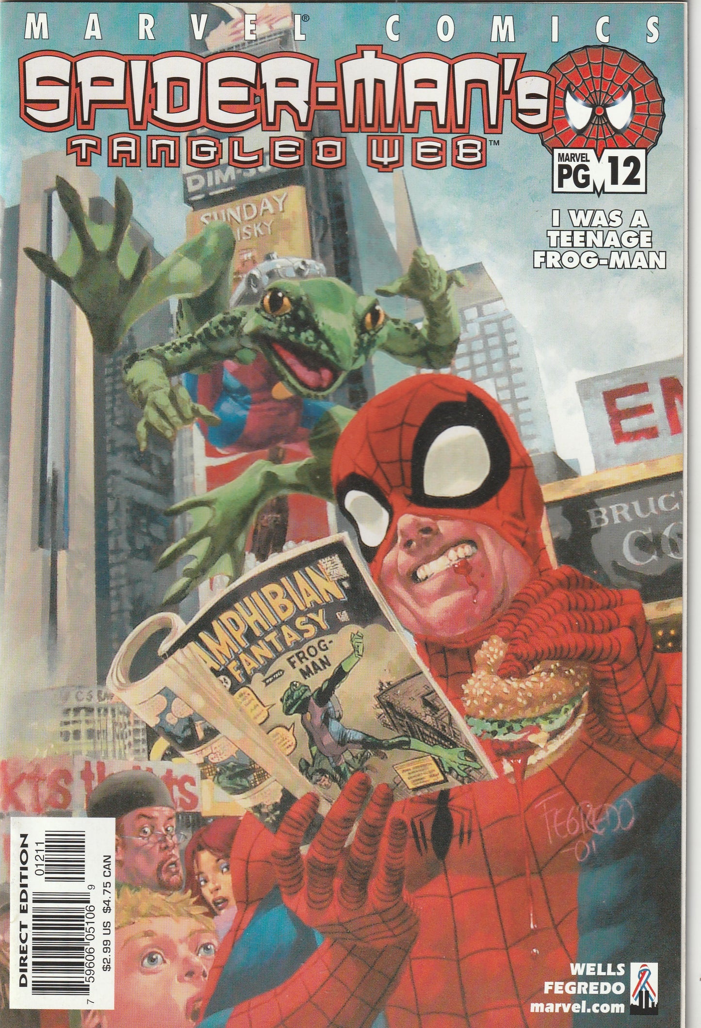 Spider-Man's Tangled Web #12 (2002) - I Was a Teenage Frog-Man