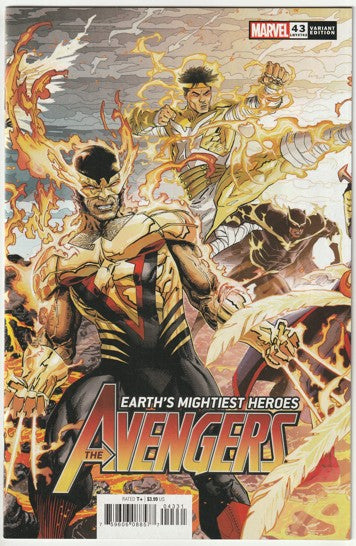 Avengers #43 (LGY #743) (2021) - Dustin Weaver Connecting Variant Cover