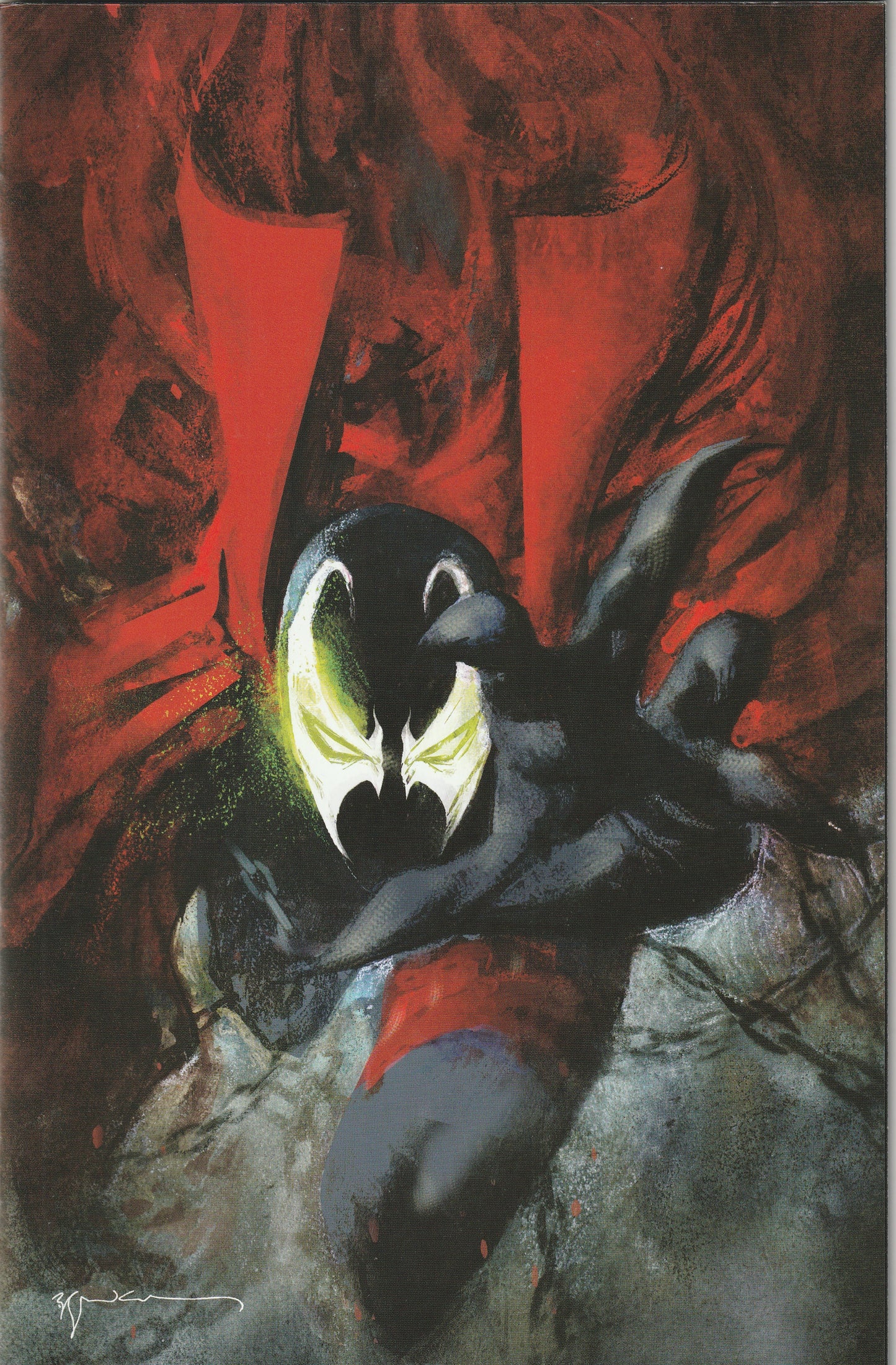 Spawn #301 (2019) - Cover M by Bill Sienkiewicz - Virgin Cover