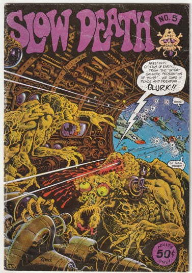 Slow Death #5 (1973) - Rand Holmes cover & art