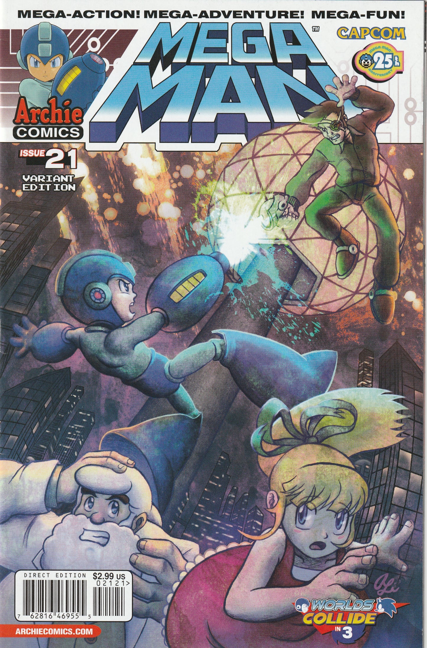 Mega Man #21 (2013) - Alice Meichi Li Variant Cover