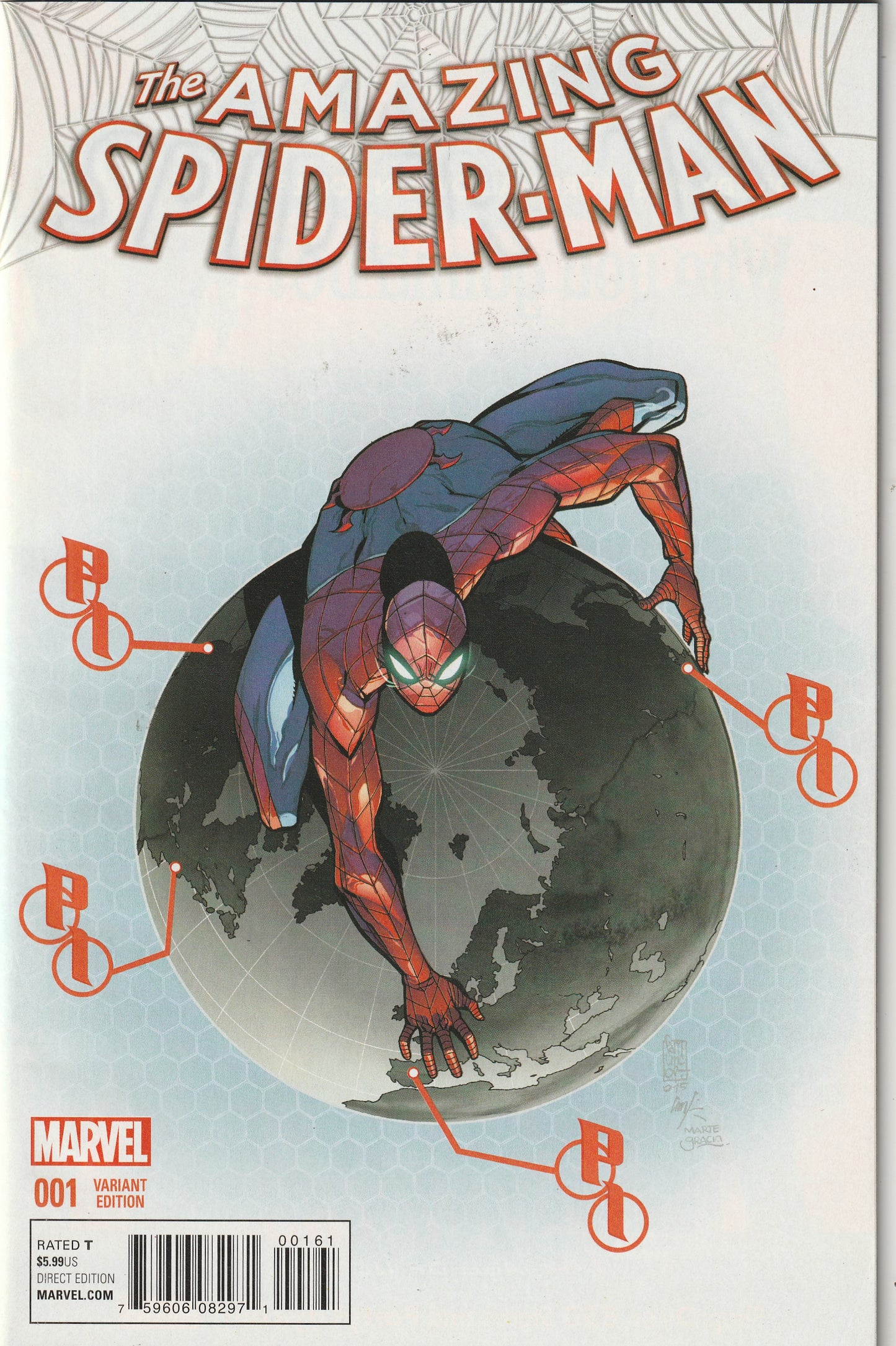 Amazing Spider-Man (Volume 4) #1 (2015) - Giuseppe Camuncoli Variant Cover 1:50 ratio