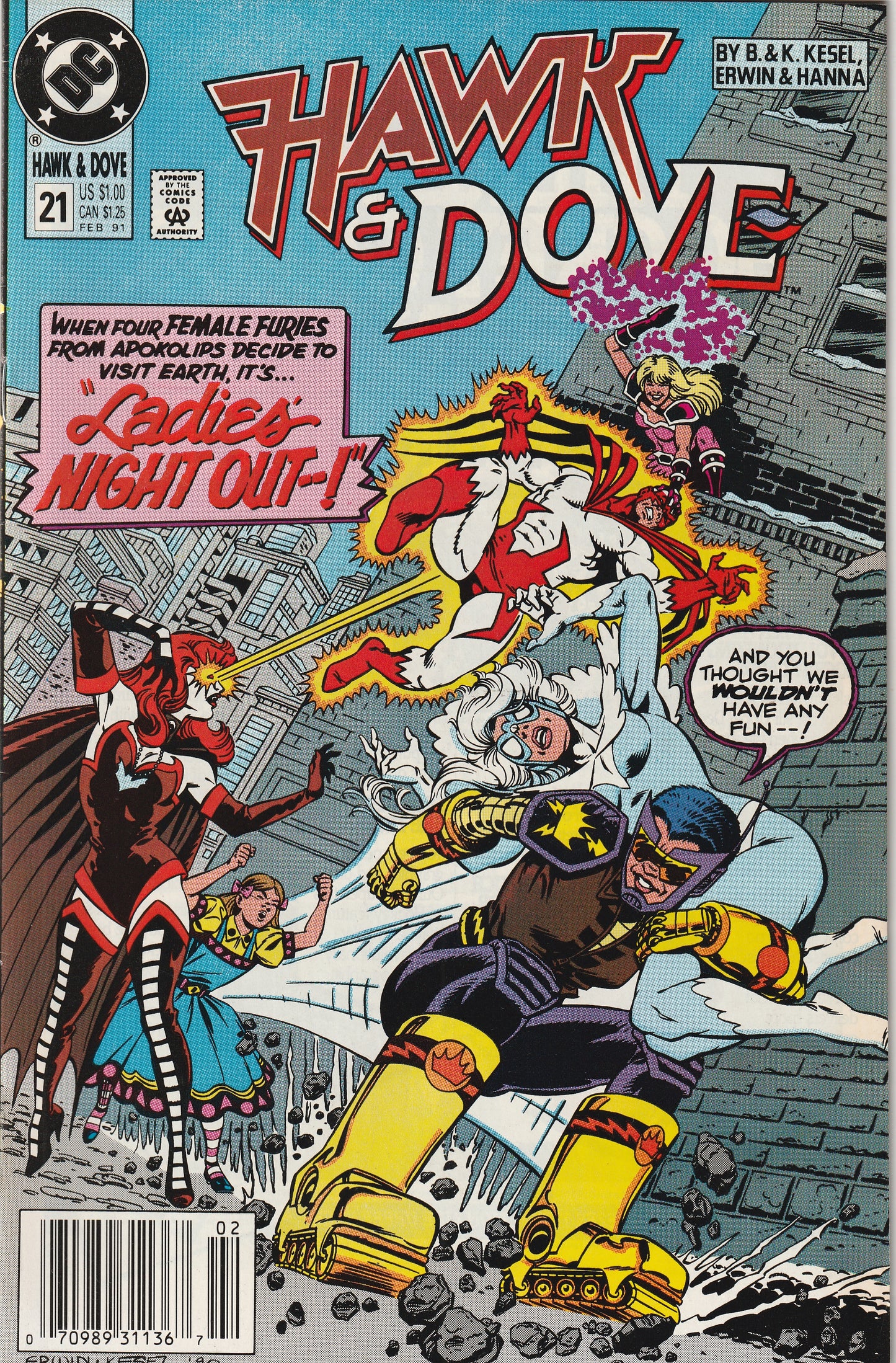 Hawk & Dove #21 (1991)