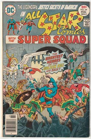 All Star Comics #64 (1977) - Shining Knight Appearance