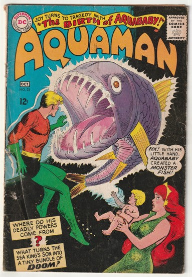 Aquaman #23 (1965) - 1st Appearance of Aquababy