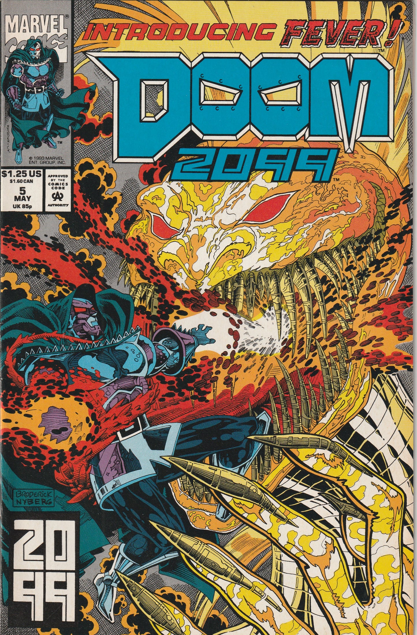 Doom 2099 #5 (1993) - 1st appearance of Fever