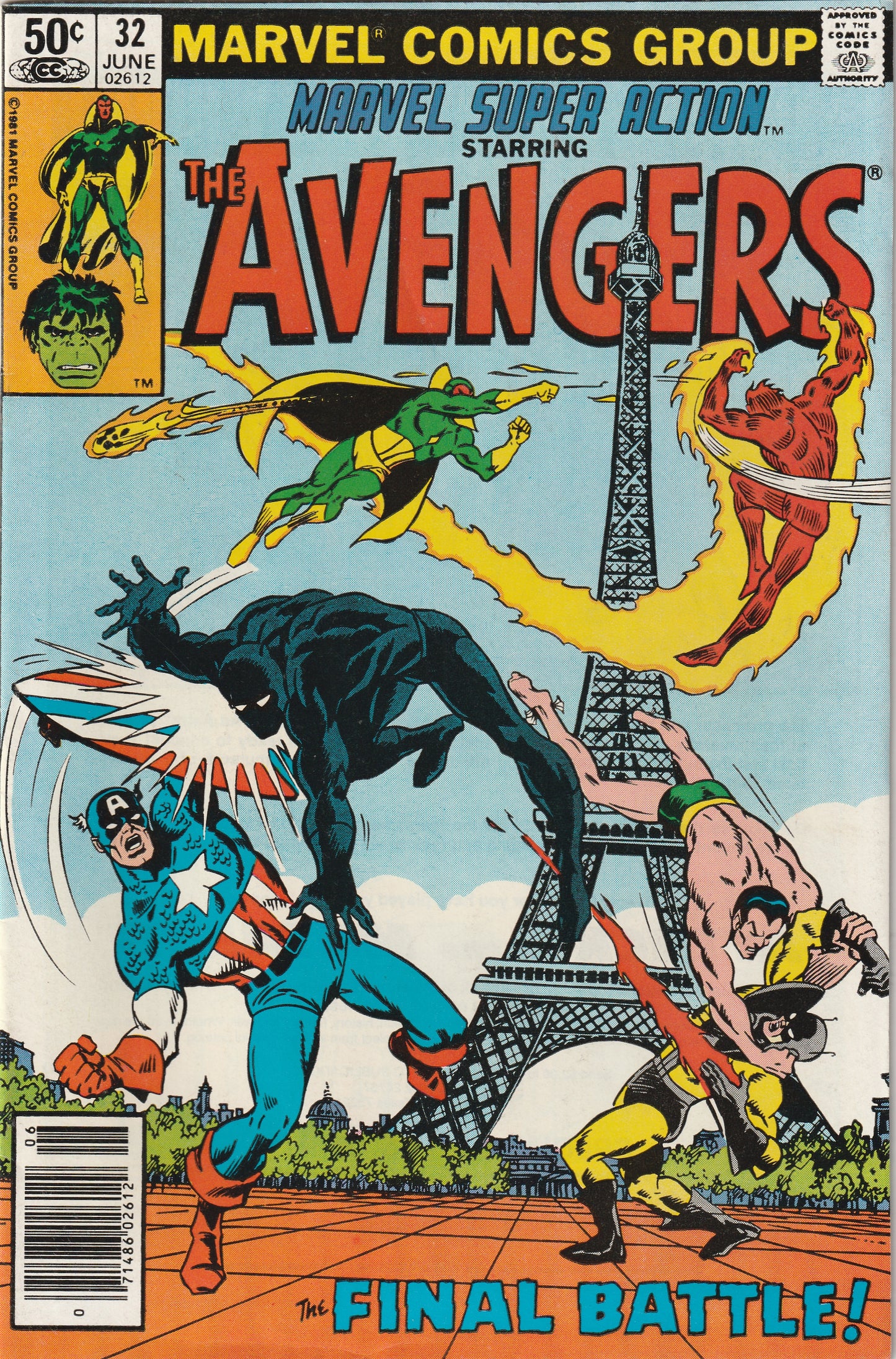 Marvel Super Action #32 (1981) Starring The Avengers