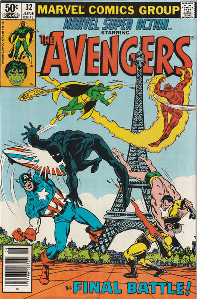 Marvel Super Action #32 (1981) Starring The Avengers