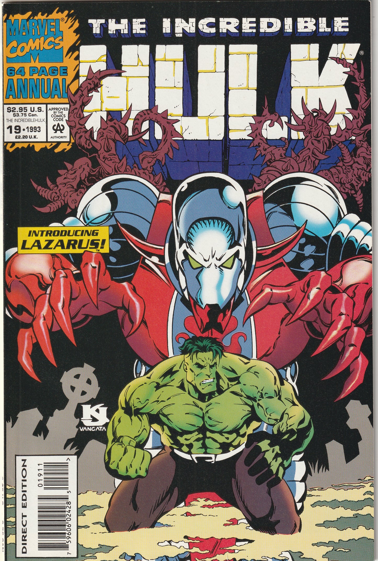 Incredible Hulk Annual #19 (1993) - 1st Appearance of Lazarus