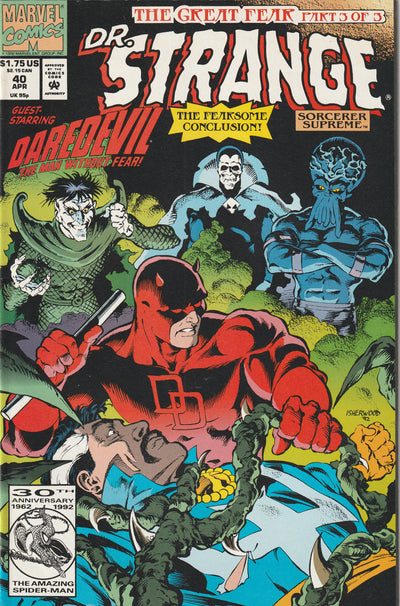 Doctor Strange, Sorcerer Supreme #40 (1992) - Guest-starring Daredevil