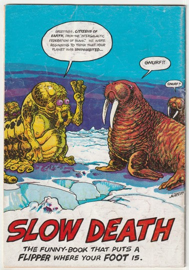 Slow Death #5 (1973) - Rand Holmes cover & art