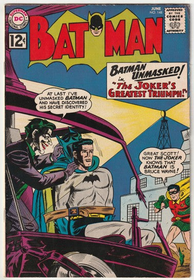 Batman #148 (1962) - Sheldon "Shelly" Moldoff Joker cover