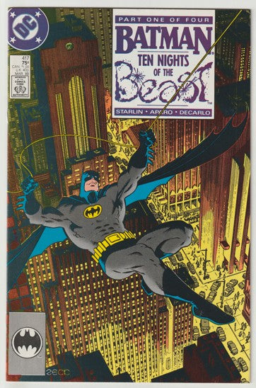 Batman #417 (1988) - Ten Nights of the Beast Part 1, 1st appearance of the KGBeast,
