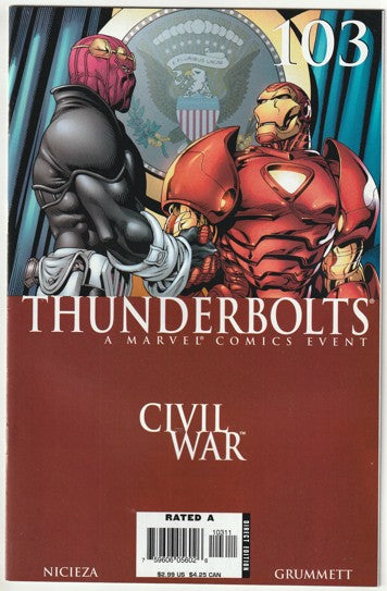 Thunderbolts #103 (2006) - Civil War tie-in