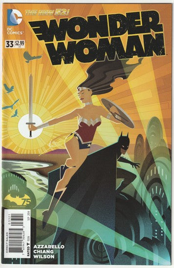 Wonder Woman #33 (2014) - New 52 - Joshua Middleton Batman 75th Anniversary Variant Cover