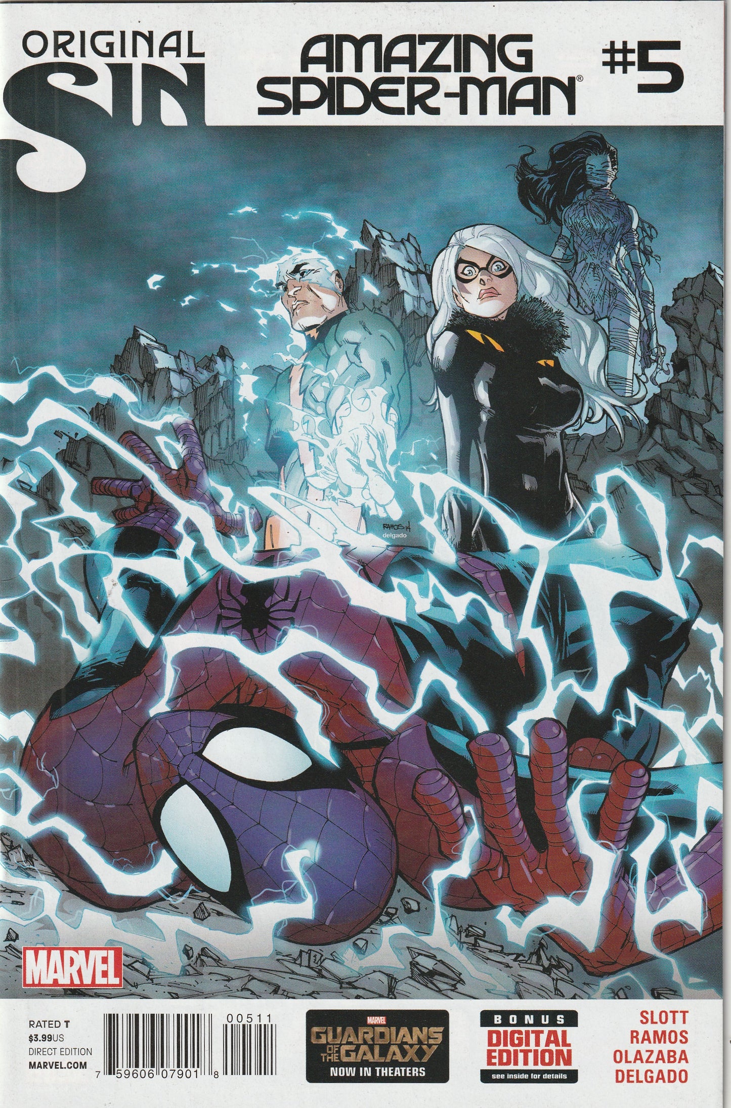 Amazing Spider-Man (Volume 3) #5 (2014) - 2nd appearance of Silk and full cover appearance