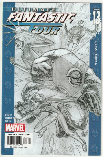 Ultimate Fantastic Four #13 (2005) - Adam Kubert Sketch Variant