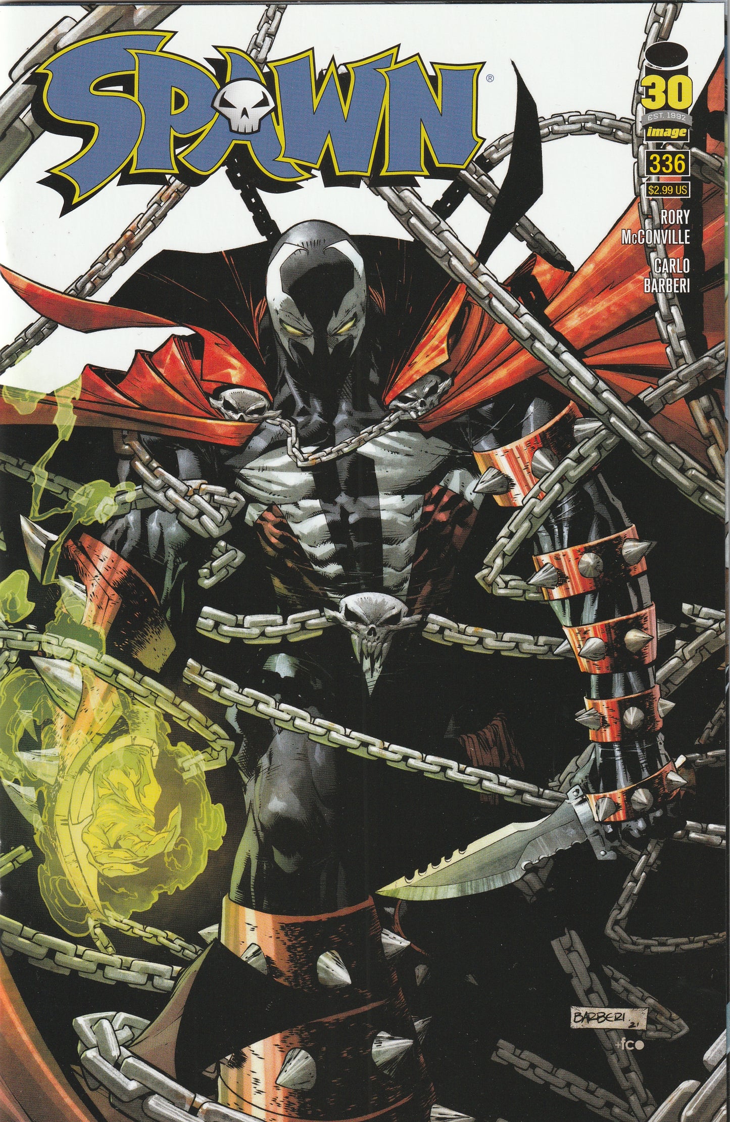 Spawn #336 (2022) - Cover B Carlo Barberi