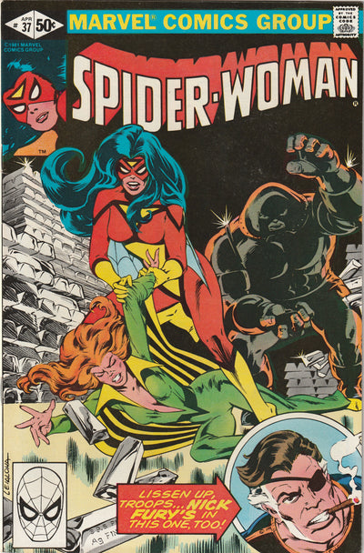 Spider-Woman #37 (1981) -1st appearance of Siryn (Theresa Rourke Cassidy)