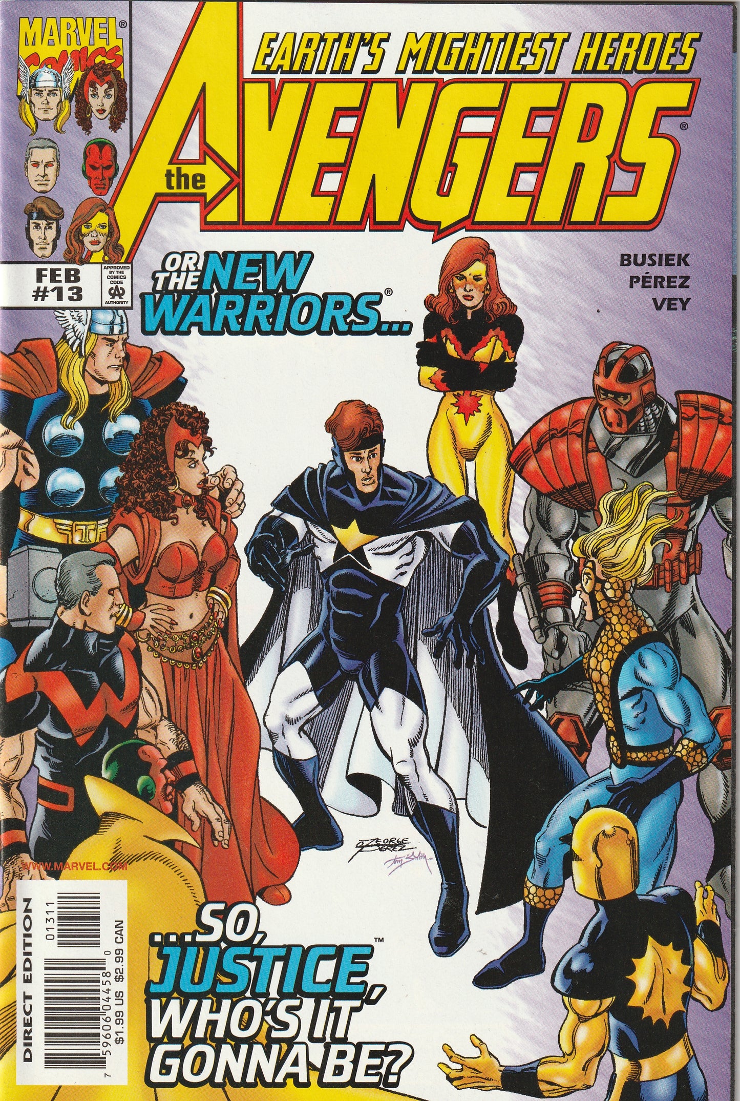 Avengers (Vol 3) #13 (1999) - New Warriors, A.I.M. 1st Appearance of Lord Templar and Gorgilla Alpha