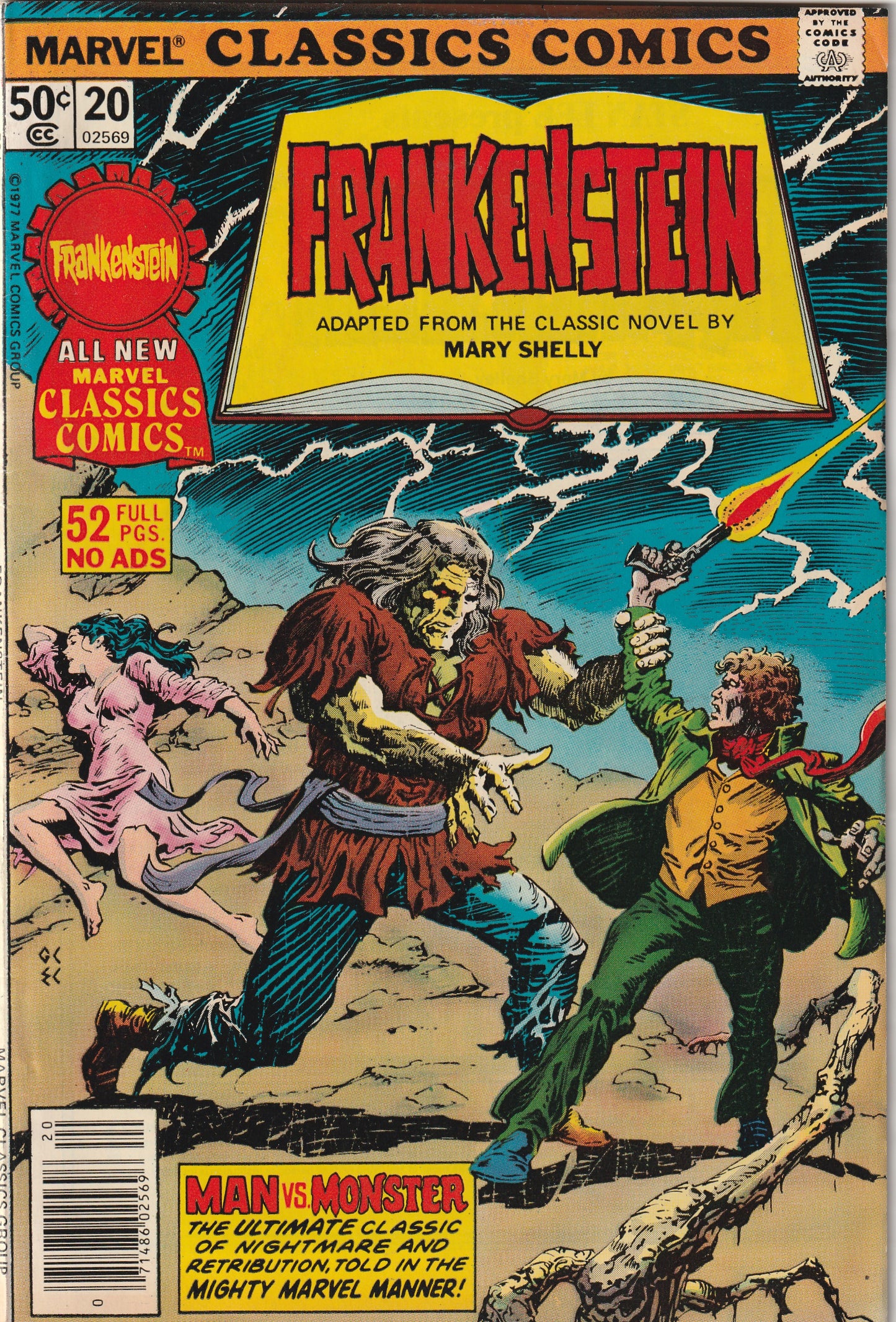 Marvel Classics Comics #20 (1977) - Frankenstein